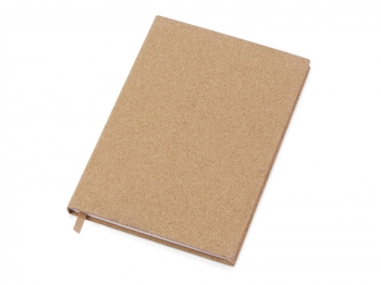 Блокнот из пробки А5 "Passiflora", твердая обложка, 80 листов 80 гр/м2 переработанной белой бумаги,