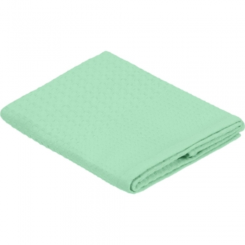 Полотенце вафельное «Деметра», малое, зеленое (зеленая мята)