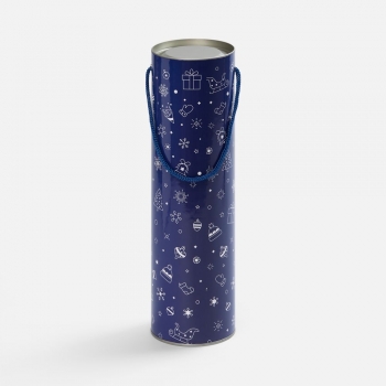 Тубус для бутылки Snowlace, синий