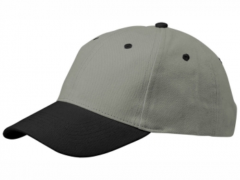 Бейсболка "Grip", серый/черный