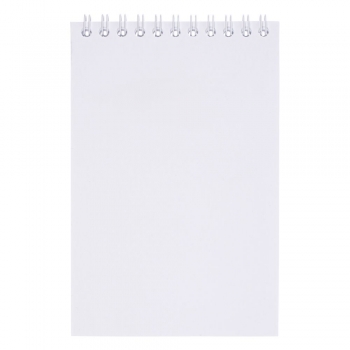 Блокнот на пружине Bonn Soft Touch, M, белый
