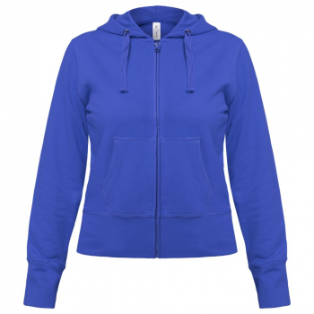 Толстовка женская Hooded Full Zip ярко-синяя