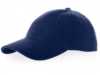 Бейсболка "Bryson", 6 панелей, темно-синий