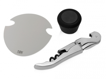 Набор аксессуаров для вина "Nigota", серебристый