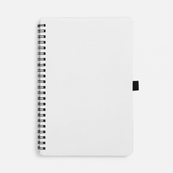 Блокнот на пружине Stone Line, белый