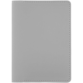 Обложка для паспорта Shall Simple, серый
