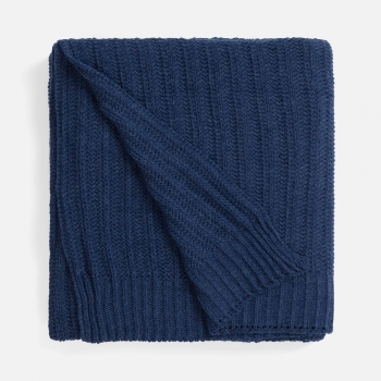 Плед Termoment, синий меланж