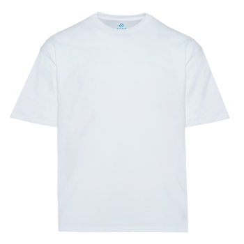 Футболка унисекс оверсайз STAN хлопок 140, 39, Белый,  (10)  (44/XS)