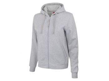 Толстовка на молнии "Perform" женская, серый меланж