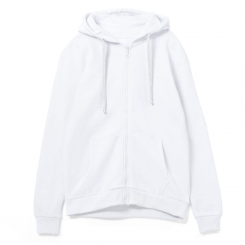 Толстовка на молнии с капюшоном Siverga 2.0, белая