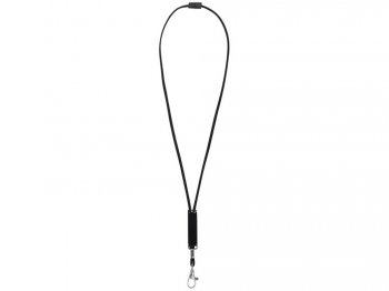 Шнурок Landa с регулируемой вставкой, белый