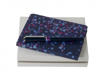 Набор: блокнот A6, ручка-роллер. Cacharel