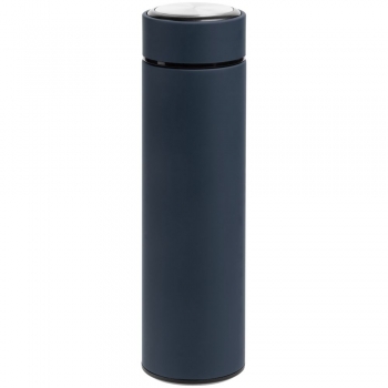 Термос с ситечком Percola, темно-синий