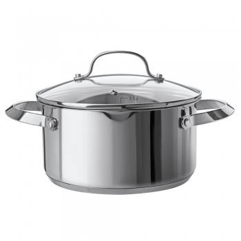 Кастрюля с крышкой Fisso