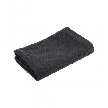 Полотенце вафельное «Деметра», малое, темно-серое