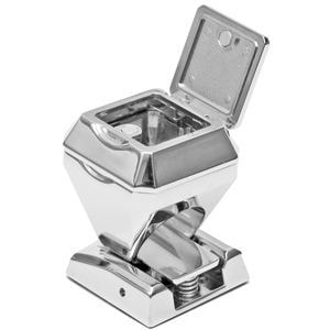 Пепельница "ПЕРСТЕНЬ", 3,4х3,4х4,9 см, металл, лазерная гравировка, шильд