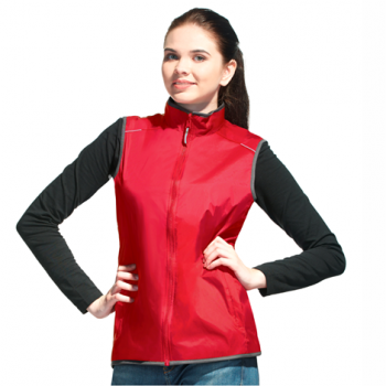 Жилет женский STAN таффета 210T, 65, 24WN, Красный,  (14)  (48/L)