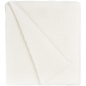 Плед Lattice, молочно-белый