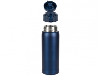 Термокружка Relaxika 701 (0,48 литра), синяя (без лого)