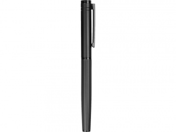 Набор из шариковой ручки и ручки-роллера с анодированным зеркальным слоем в подарочной коробке "Monarch Black", черный