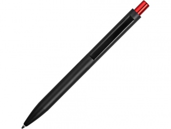 Ручка металлическая шариковая «Blaze» с цветным зеркальным слоем, черный/красный