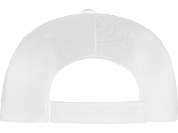 Бейсболка "Poly" 5-ти панельная, белый