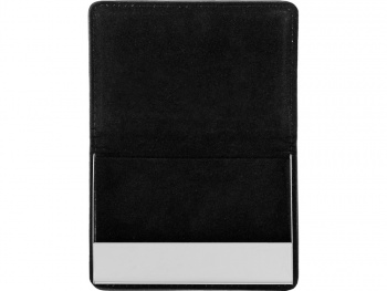 Визитница "Намибия", черный/серебристый