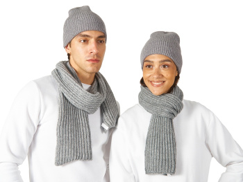 Подарочный набор  «Nordend», серый меланж