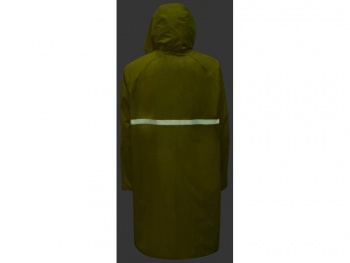 Длинный дождевик Lanai  из полиэстера со светоотражающей тесьмой, желтый