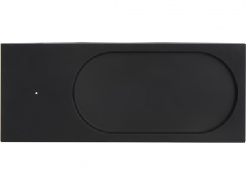 Беспроводное настольное зарядное устройство "Glide" с подсветкой, софт тач