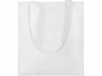 Сумки хлопок 90%, плотность 180 г, грузоподъемность 10 кг, размер 38х42 см, ручки 3х65 см с доп. швом, белый