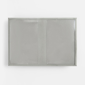 Обложка для паспорта Shall, ver. 2, серая