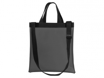 Сумка Frank из прозрачного пластика с регулирующейся лямкой, черный (P)