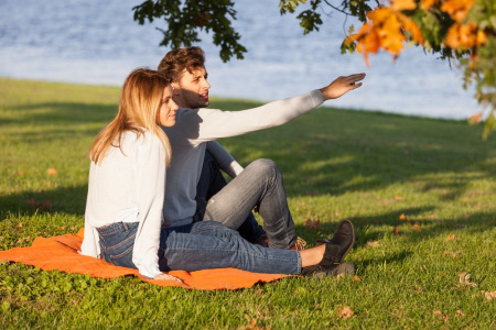 Плед для пикника Soft & Dry 2, ярко-синий