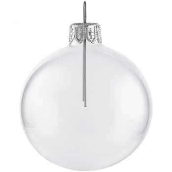 Елочный шар Gala Night в коробке, прозрачный, 6 см