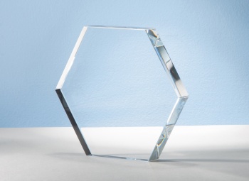 Награда "Hexagon", прозрачный