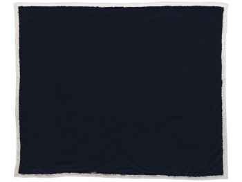 Плед «Lauren», темно-синий/белый