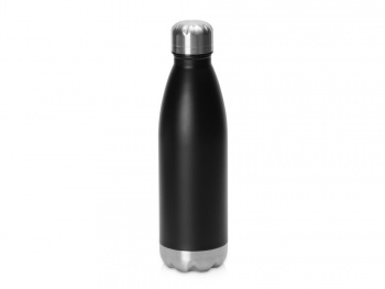 Термобутылка CENTRAL PARK, черный/серебристый (P)