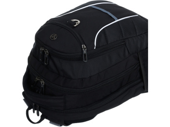 Рюкзак TORBER XPLOR с отделением для ноутбука 15", чёрный, полиэстер 600D, 35x20x47 см, 33л