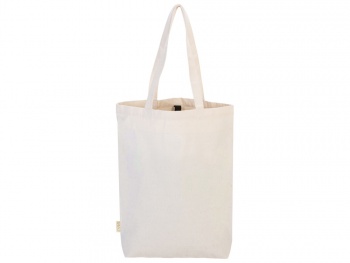 Сумка Fixy из переработанного хлопка с фиксирующей эластичной лентой, натуральный