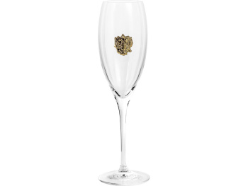 Набор бокалов для шампанского «За Россию» Chinelli в деревянной коробке