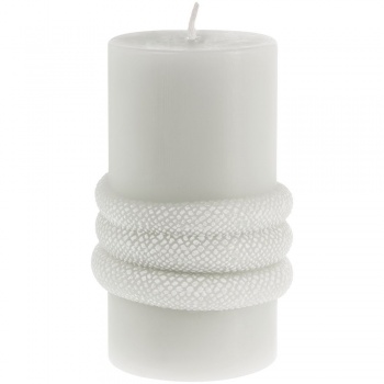 Свеча Snake Knot, серая