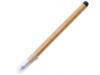 Вечный карандаш "Sicily Bamboo" из бамбука со стилусом и линейкой