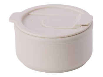 Силиконовый складной стакан "GoCup", бежевый