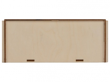 Деревянная коробка для гирлянды с наполнителем-стружкой "Ларь"