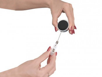 Ретрактор металлический "Favor", черный