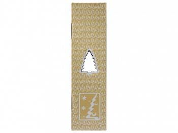 Новогодняя коробка для шампанского, золото