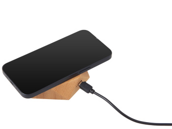 Беспроводное зарядное устройство «Gex», 15 Вт, бамбук