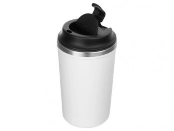 Герметичная термокружка на присоске "Kick", 350 мл, белый (Р)