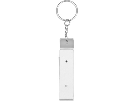 Брелок-открывалка с отвертками "Wizard", серебристый